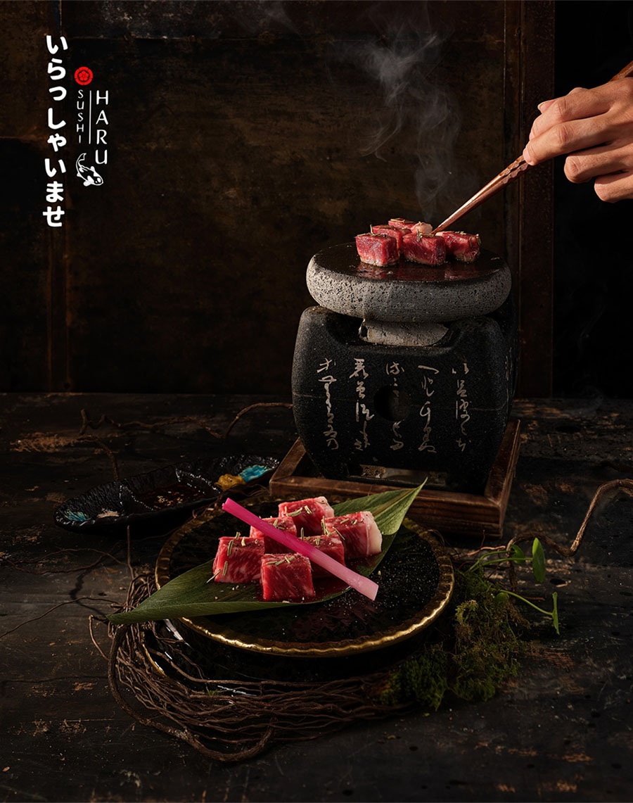 Bò Wagyu nướng tại bàn