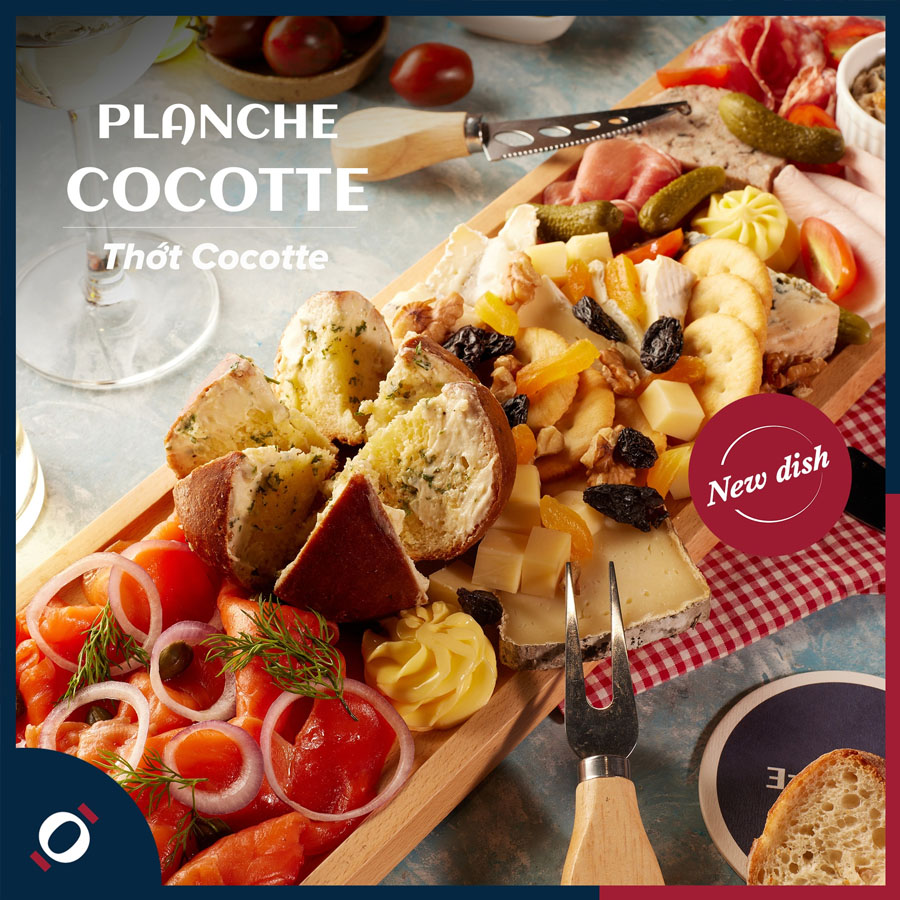 TRẢI NGHIỆM GIỜ APÉRO VỚI "PLANCHE COCOTTE"