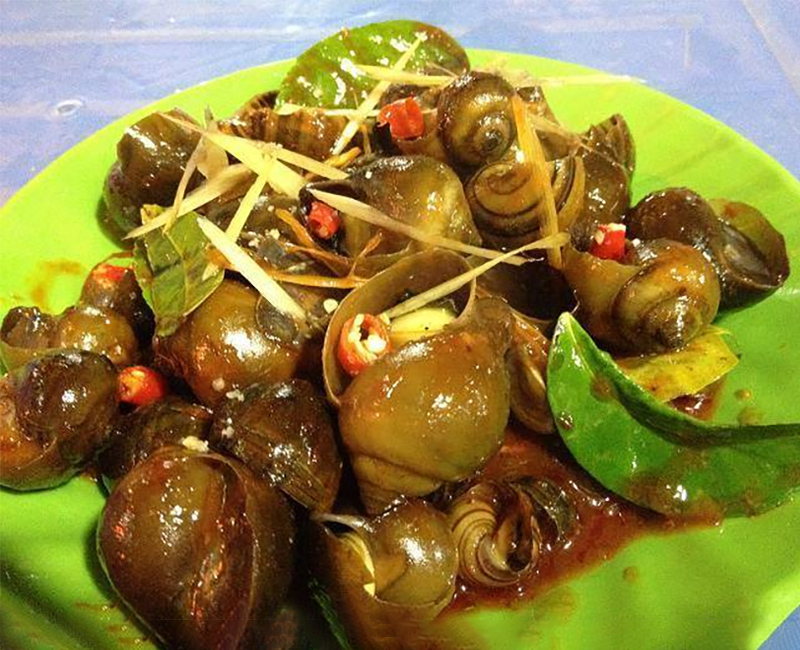 Ốc Mix hấp thái