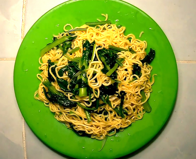 Mỳ xào rau