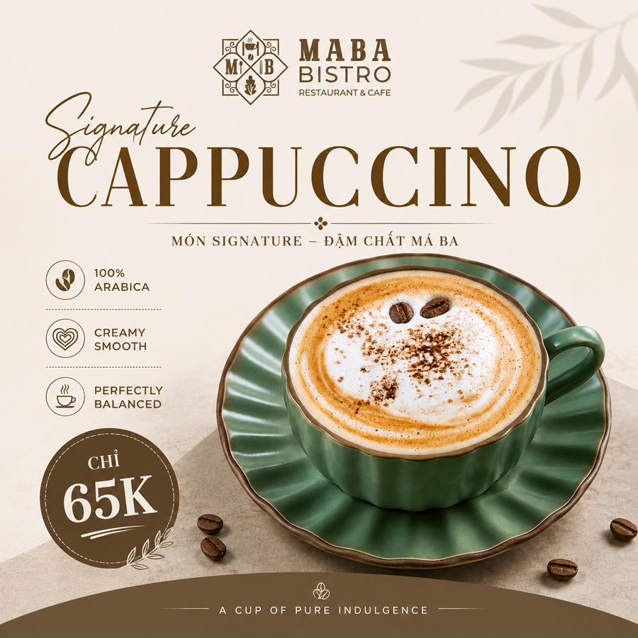 CÀ PHÊ CAPPUCCINO