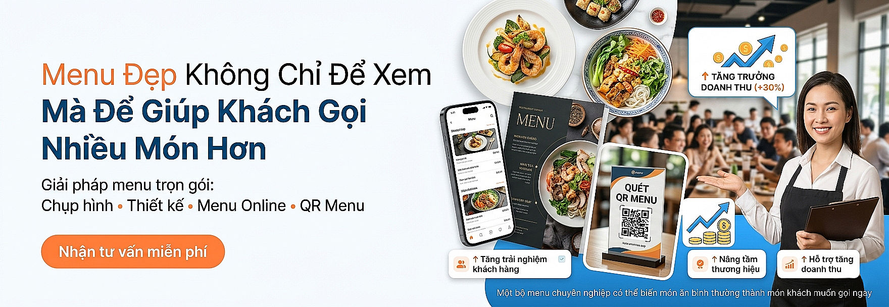 Menu Đẹp dễ tăng doanh số