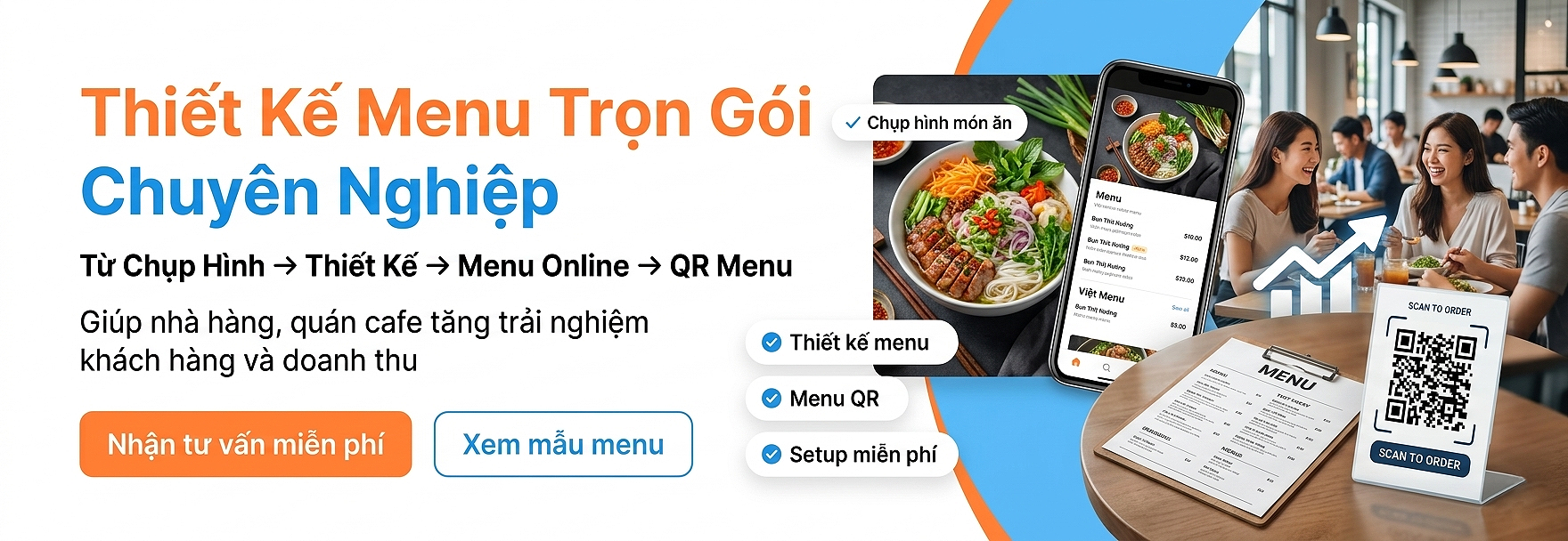 Thiết kế menu trọn gói
